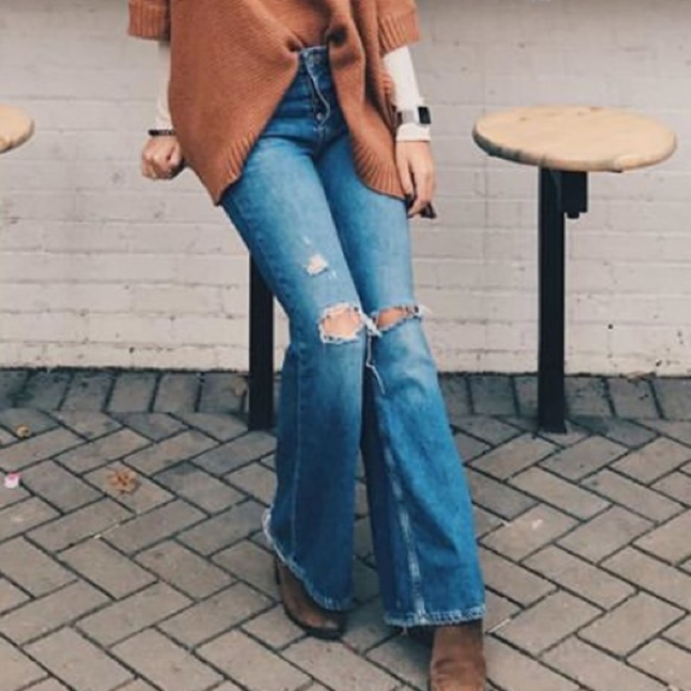 FREE PEOPLE BELL BOTTOMS 🤩🤩